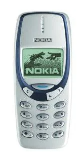 Nokia 3330, ich hatte es auch mit zusätlichen orangen und lila Covers Phone 3330