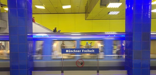Foto 630*305 - U-Bahnen Münchner Freiheit