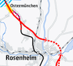 Ausschnitt aus Skizze zum Brennerzulauf in Bayern