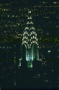 Chrysler Building, aufgenommen vom Empire State Building