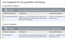 Link zu Screenshot Sparpreisfinder Polen Ausschnitt 220*133