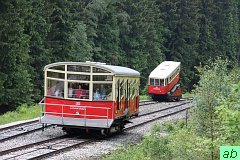 Foto Ausweichstelle Bergbahn