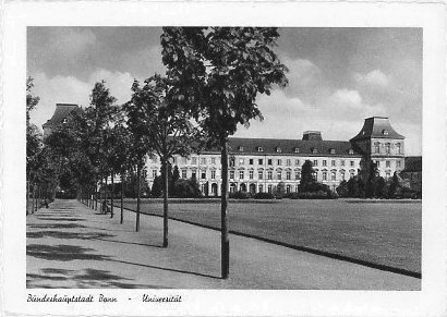 Hofgarten und Universit&auml;t