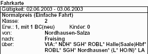 Online-Ticket NDH - FS