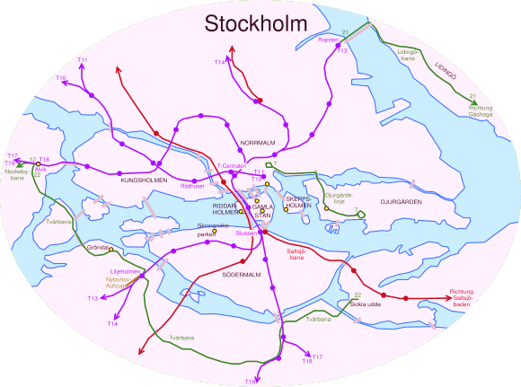 Skizze Stockholm