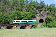 Vogtlandbahn vor Lochgut-Tunnel Foto Vogtlandbahn 240*160