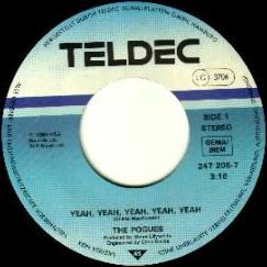 Yeah, Yeah, Yeah, Yeah, Yeah: German 7" (TELDEC label)