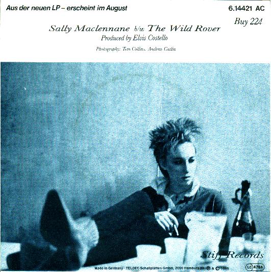 Sally Maclennane, German 7" (back cover)