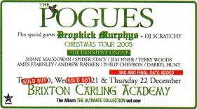 Pogues live ad 2005