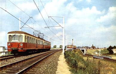 Foto neue Streckenführung 1954