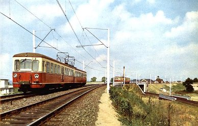 Foto neue Streckenführung 1954