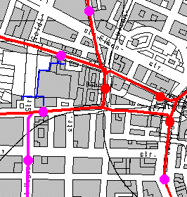 Stadtplanausschnitt