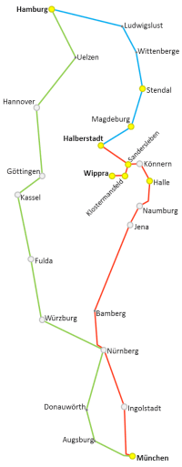 Streckenplan