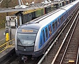 Foto: U-Bahn in Garching-Hochbrück, Fahrtrichtung Forschungszentrum