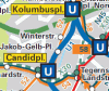 Ausschnitt MVV-Verkehrslinienplan