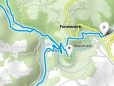 Ausschnitt Wanderroute