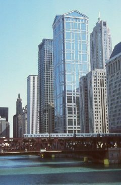 Chicago River mit Loop-Brücke