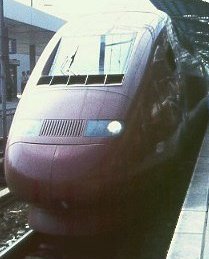 Los geht's: Thalys in Köln Hbf