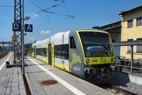 Ilztalbahn im Passauer Hauptbahnhof