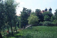 Klostersteg und Klostertürme