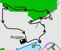 Skizze Bergen (Ausschnitt)