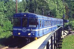 Saltsjöbahn in Östervik