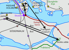 Skizze Stockholm (Ausschnitt)