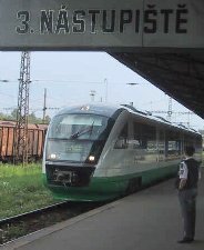 Vogtlandbahn-Desiro in Cheb / Eger